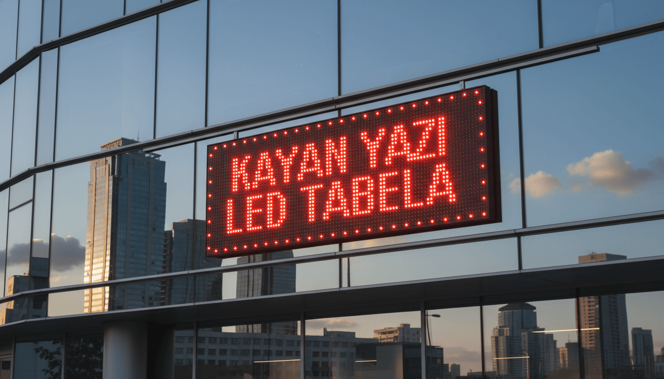 Antalya Dijital Kayan Yazı Tabela